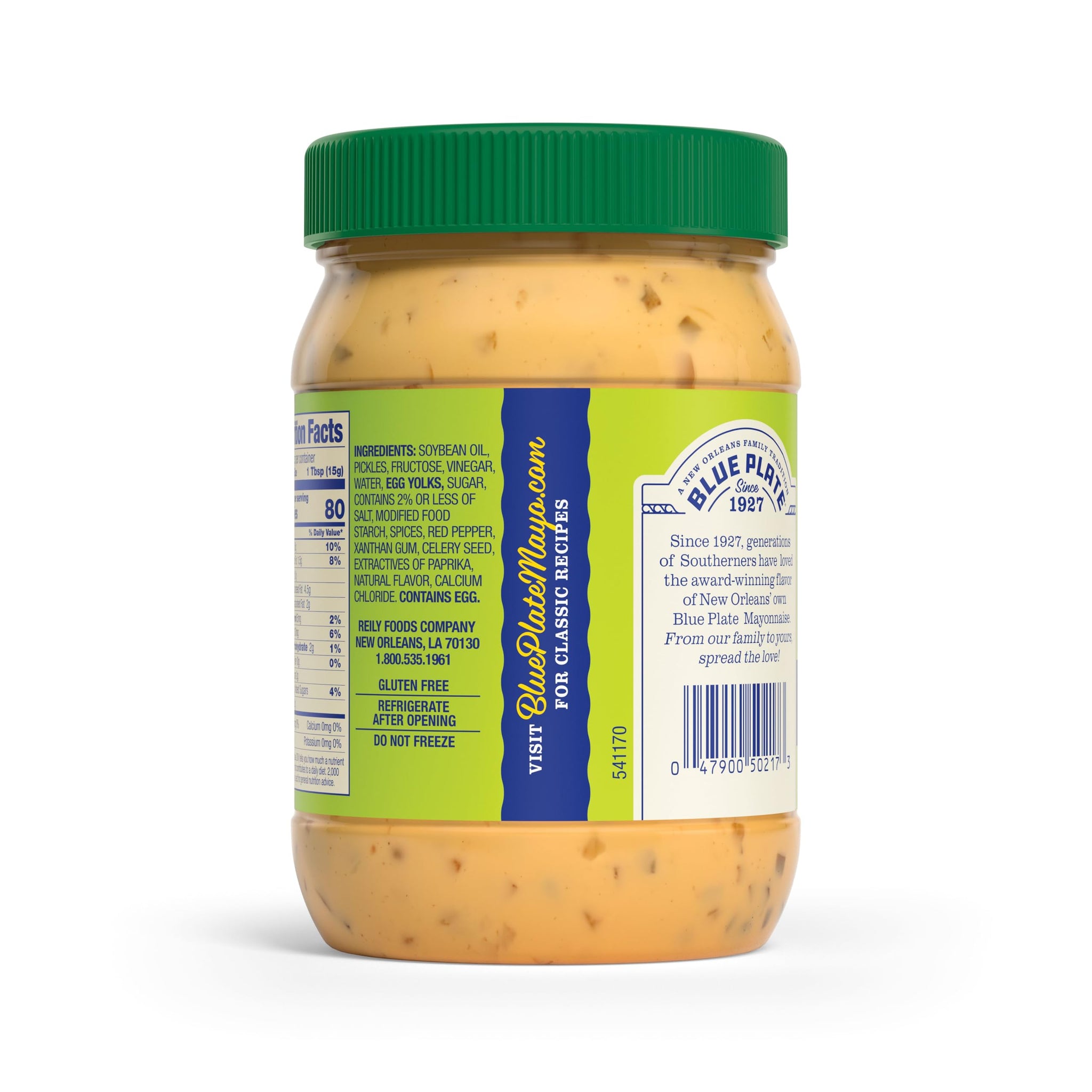 Blue Plate Mayonnaise Sandwich Spread, 16 Ounce Jar (Pack of 1)