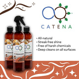 Natural Pumpkin Spice Bathroom Cleaner (Pack of 6, 8 fl. oz each, 48 fl. oz total) - Fast Acting, All Purpose Spray for Toilet, Shower, Tile, & Sink