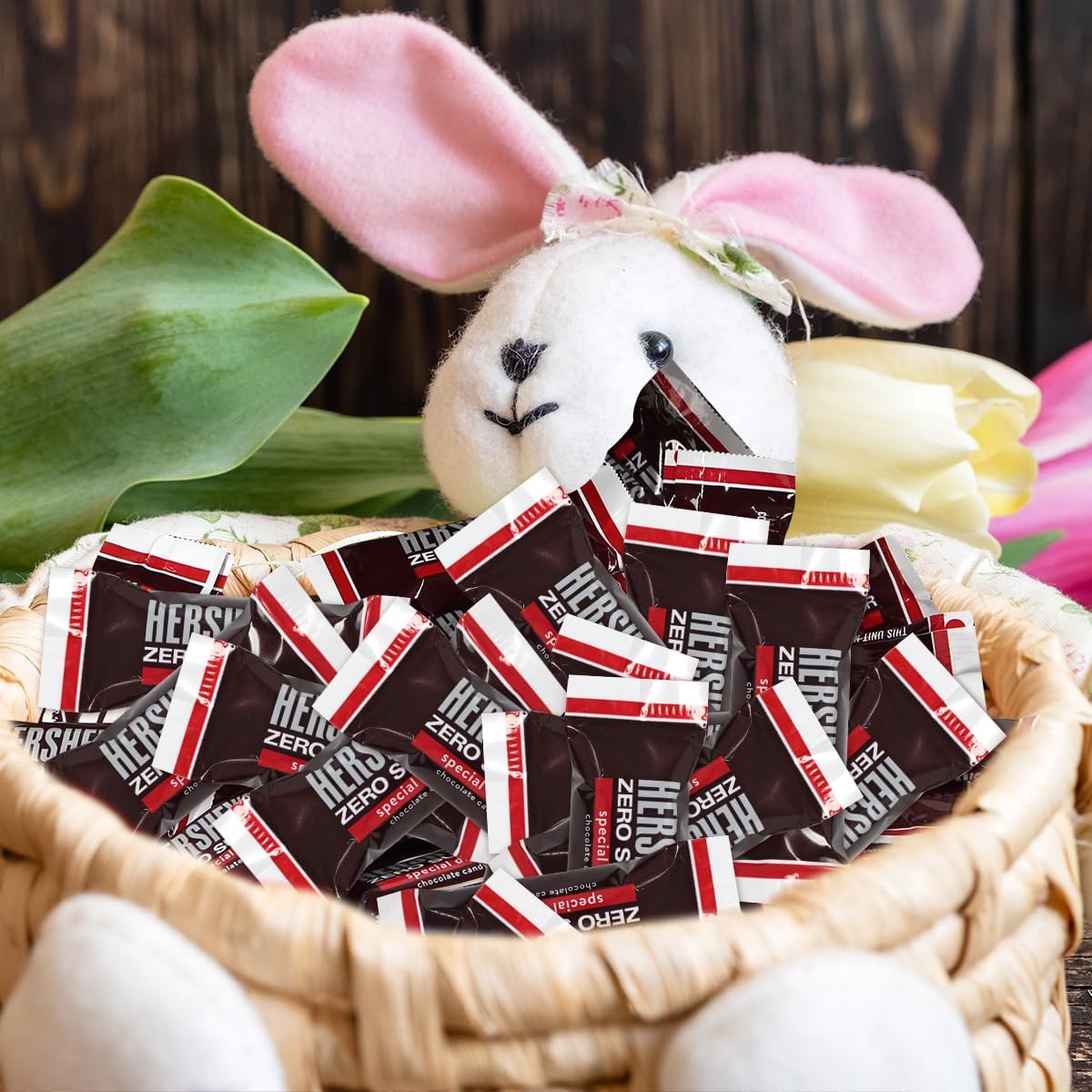 Zero Sugar Special Dark Chocolate Candy Bulk Pack - Individually Wrapped Sugar Free Chocolate Candy Bar Snack Size for Office Cravings, On the Go