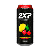 2XP Energy Drink | 2x Energy & Endurance | Alpha -GPC, L-Tyrosine, 200mg Natural Caffeine | 0 Sugar or Artificial Colors | 16oz, 12-Pack (Cherry
