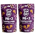 Just The Fun Part | Bite-Size Crispy Mini Waffle Cones | Filled With Premium Belgian Chocolate | Great For Snacks, Desserts, Grab & Go | Kosher | 4.23