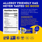 88 Acres Granola Bars, Blueberry Lemon, 12 Count, School Safe, Allergen Free Seed & Oat Snack Bar, Gluten & Nut Free, Vegan, Non-GMO & Kosher