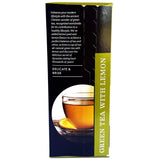 Farmer Brothers Premium Green Tea with Lemon, 25 Individually Wrapped Tea Bags - All-Natural, Gluten-Free, Kosher Certified, Refreshing Citrus Blend