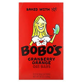 BOBOS OAT BARS Cranberry Orange Oat Bar 12 Count, 3 OZ