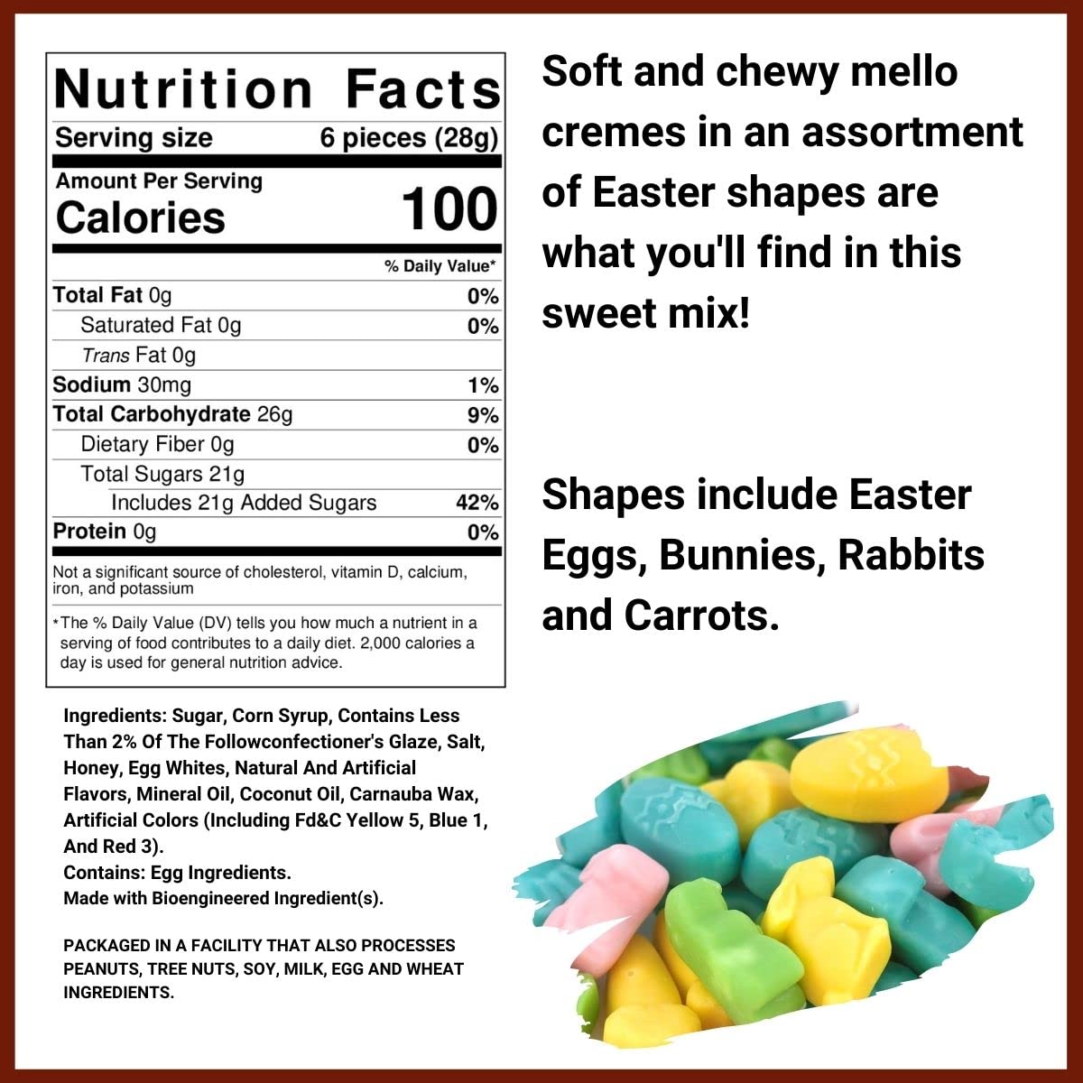 Pastel Easter Mello Creme Candy Mix - 1.5 Lb Tub
