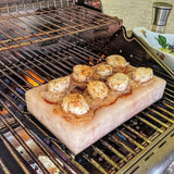 Salt Block 12x8x2 Himalayan Block. Natural Pink Salt Block for Cooking, Grilling, and Serving - Gourmet Brick Stone for BBQ, Meat, Seafood