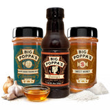 Big Poppa's Pork BBQ Seasoning & Sauce Bundle - Sweet Money, Granny’s BBQ Sauce & Happy Ending | Ribs & Pulled Pork