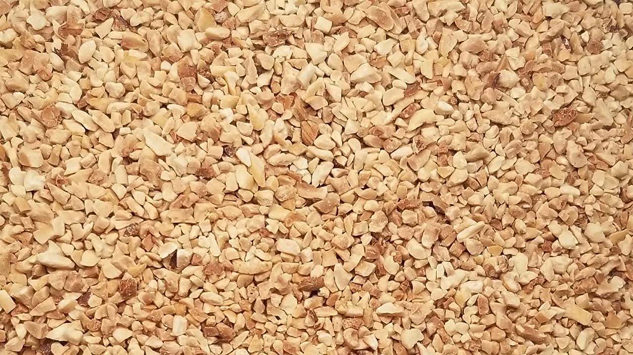 Peanuts, Chopped Dry Roasted no Salt, USA, Healthy Snack, Dietetic, Sugar-Free, Oil-Free, Protein, Divine Taste, Savory, packed in a 1 lb. (16 oz.)