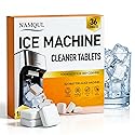NAMQUL Ice Machine Cleaner Tablets (36 Tablets), Ice Maker Cleaner & Descaler, Nickel Safe Scale Remover, Removes Limescale & Odour - Compatible