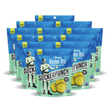 SuckerPunch Pickles in a Pouch, Gluten Free, Kosher, Sugar Free, Low Calorie, Keto, Vegan, Non-GMO, Ready to Eat, On-the-Go, 3.4 Oz Single Serve