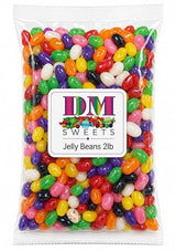 Assorted Fruit Jelly Beans - 2 lb Bulk Bag - Classic Chewy Candy in Mixed Fruit Flavors - Perfect for Parties, Candy Buffets, Easter Baskets, Offices