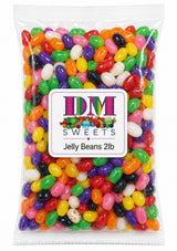 Assorted Fruit Jelly Beans - 2 lb Bulk Bag - Classic Chewy Candy in Mixed Fruit Flavors - Perfect for Parties, Candy Buffets, Easter Baskets, Offices