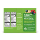 HappyBABY Organics Clearly Crafted Fruit & Oat Pouches Variety Pack, 4oz (12 Pk)