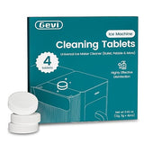 Gevi Ice Maker Cleaning Tablet 4 Uses, Individual Packed for Each Tablet, Organic Citric Acid Cleaner for Universal Ice Machines (4 Uses)