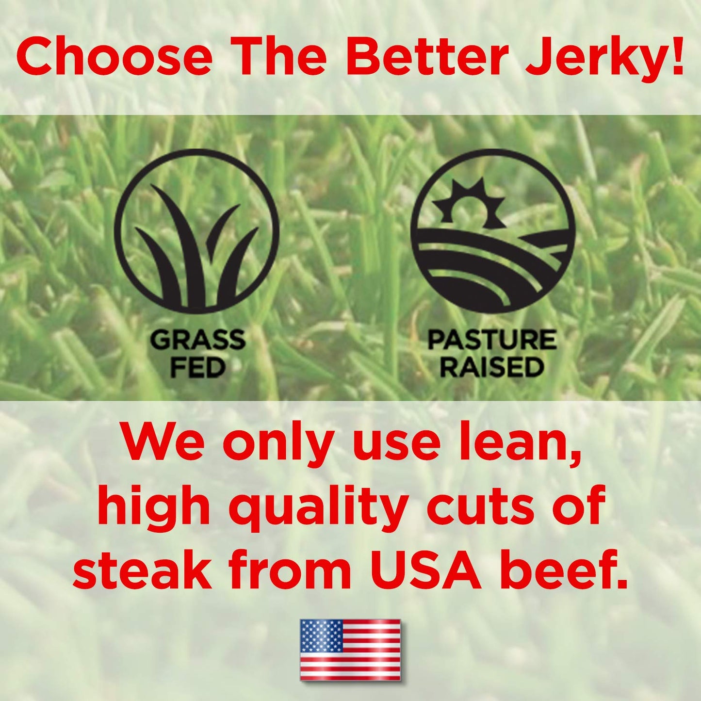 Smokehouse BBQ Grass Fed Beef Jerky - 120 Calorie Snacks, Gourmet, Healthy, Low Carb, High Protein - Keto Friendly & Gluten Free (3 Packs)