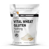 It's Just! Vital Wheat Gluten Flour - High Protein, Vegan, Low Carb, Keto Friendly - 20 oz