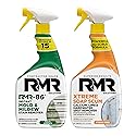 RMR Instant Mold & Mildew Stain Remover Spray + Xtreme Soap Scum Remover, No-Scrub Indoor/Outdoor Cleaning System for Bathroom, Shower, Siding