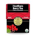 Buddha Teas Organic Hawthorn Berry Tea - OU Kosher, USDA Organic, CCOF, 18 Bleach-Free Tea Bags