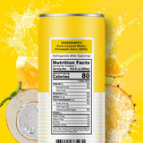 100 Coconuts Pineapple Pure Coconut-100% Pure Coconut Water - Low Calorie All-Natural Drink with Electrolytes - Naturally Sweet, no preservatives