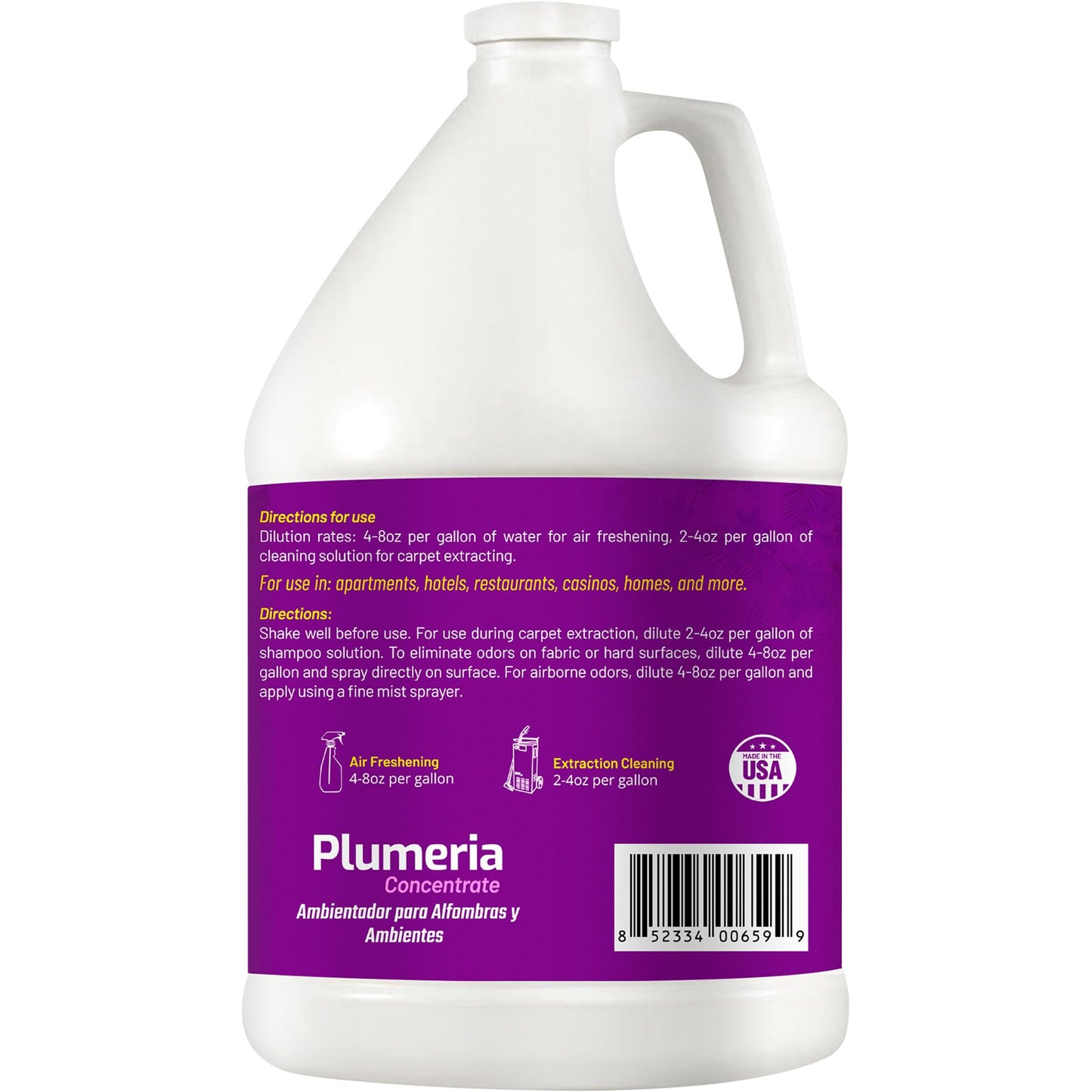 Namco 5100 Carpet and Room Deodorizer, 1 gallon, Plumeria