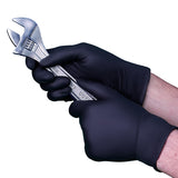 VGUARD A19A31 Nitrile Gloves Disposable Gloves - 1 Box 100CT 7mil Small Black Powder Free Nitrile Gloves Box, 1.7 pounds, 100.0 Count