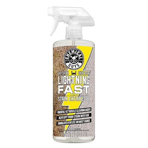 Chemical Guys Lightning Fast Carpet and Upholstery Stain Extractor, (Fabric, Upholstery, & Carpet), Safe for Cars, Home, Office, Furniture & More, 32