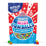 Carousel Assorted Mini Gumballs - Perfect for Gumball Machine Refills - 2lb Bag