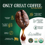 The Bean Organic Coffee Company Water Processed DECAF Le Bean, Dark French Roast, Whole Bean Coffee, 16-Ounce Bag