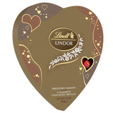 Lindt LINDOR Assorted Chocolate Truffles Heart, Valentine's Day Assorted Chocolate Candy with Truffle Center, 5.5 oz.