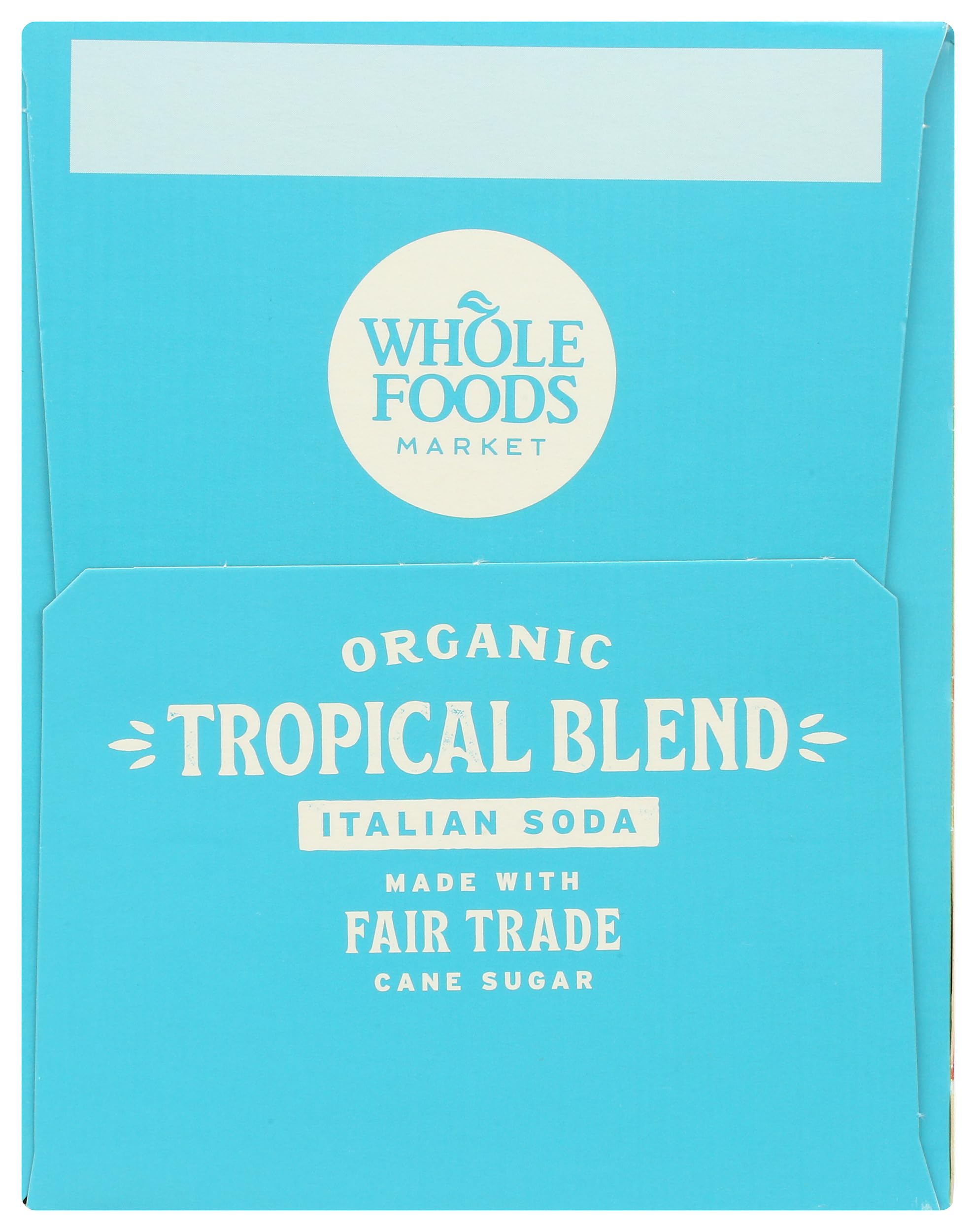 Whole Foods Market Organic Tropical Blend Italian Soda, 11.2 Fl Oz, 4 Pack