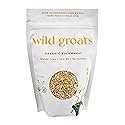 WILD GROATS Organic Raw Buckwheat - Grown in USA, Sproutable Seeds, 16 Oz. Gluten Free, Hulled, Vegan Complete Protein, Whole Grain, Non-GMO | For Sprouting, Flour, Cereal, Porridge, Cooking