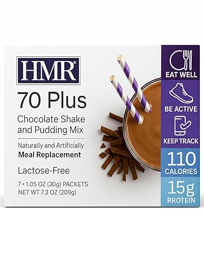 HMR 70 Plus Shake & Pudding Mix | Meal Replacement Powder | Lactose-Free | 15g Protein | Easy to Make | Low Calorie (7.35 Ounce (Pack of 1)