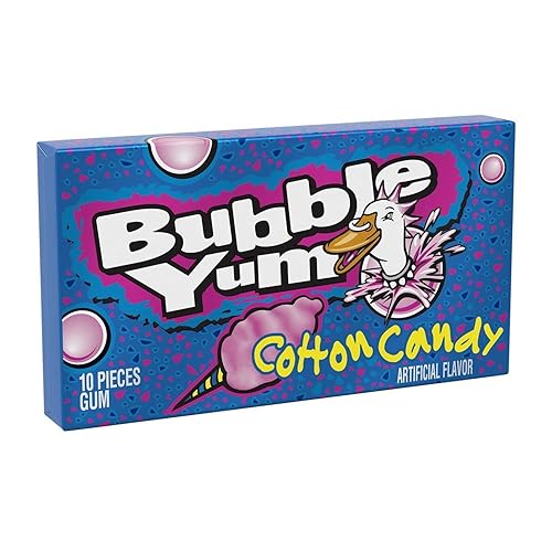 BUBBLE YUM Cotton Candy Bubble Gum