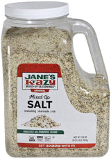 Jane's Krazy Mixed-Up Seasonings, original mixed-up salt, all-purpose blend, 128-ounce plastic jar, bulk size, (pack of 1)