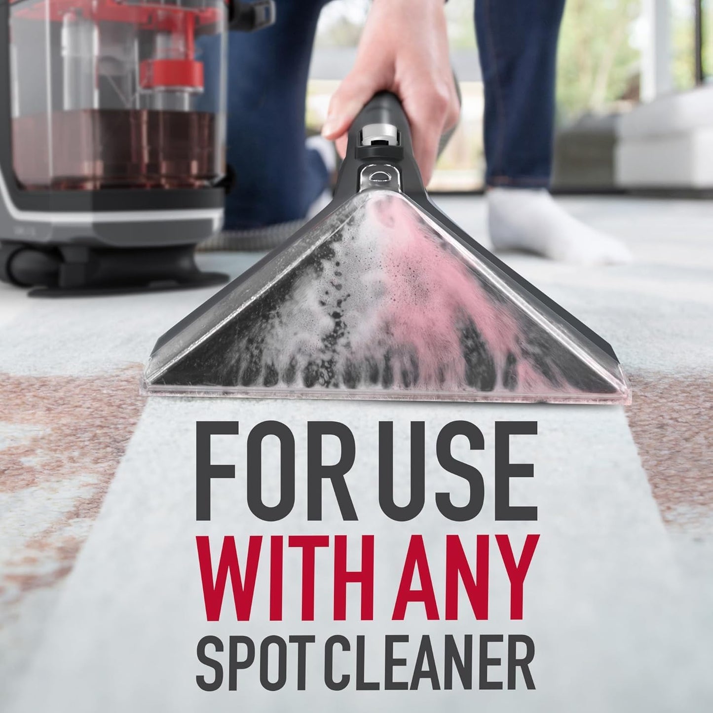 Hoover Pet Portable Spot Cleaner Solution, 32 oz., Tropical Breeze Scent, Upholstery and Carpet Shampoo Solution, Eliminates Pet Messes and Odors