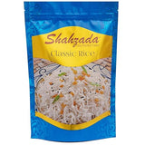 Shahzada Classic White Rice 02 lbs - Great Fragrant Rice for Daily Use, Aged, Aromatic, Flavorful & Slender, Quick Cooking. Everyday - Vegan, GLUTEN FREE, Non-GMO, Low Sodium, No Cholesterol, Resealable Zip-Lock Bag to Seal Freshness - 02 Pound Packing - 32 Oz