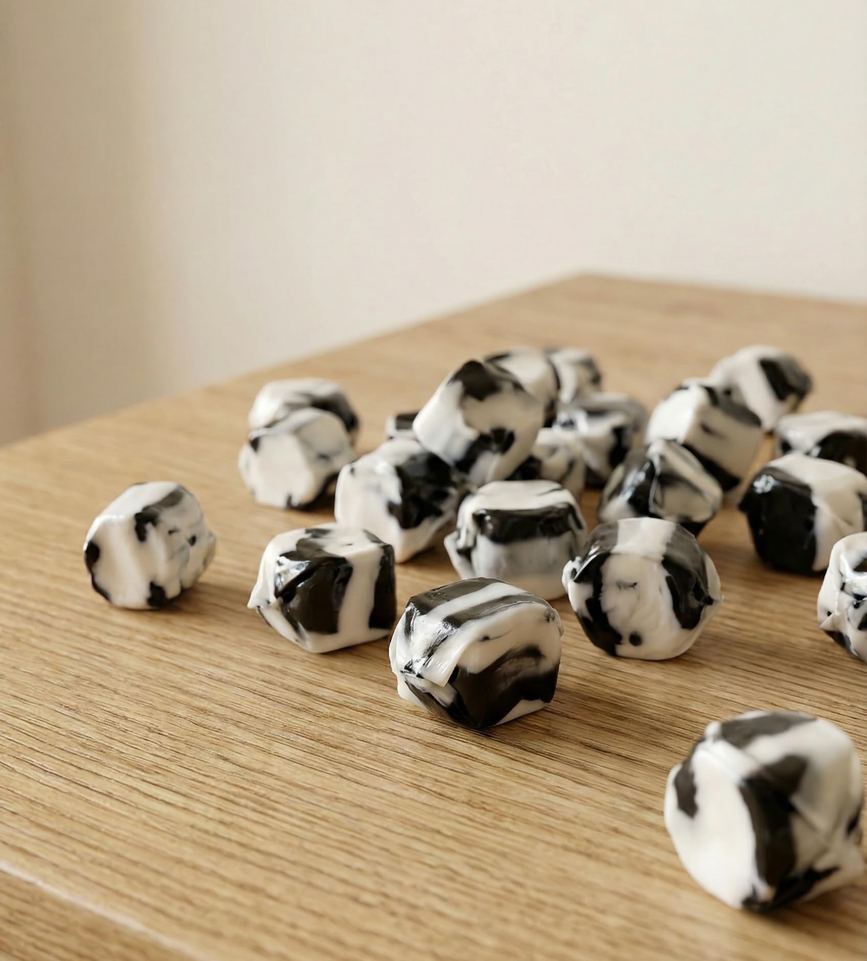 Black Licorice Salt Water Taffy, Soft Chewy Candy, Classic Anise Flavor, 1.5 lbs of Individually Wrapped Bulk Old Fashioned Boardwalk Treat