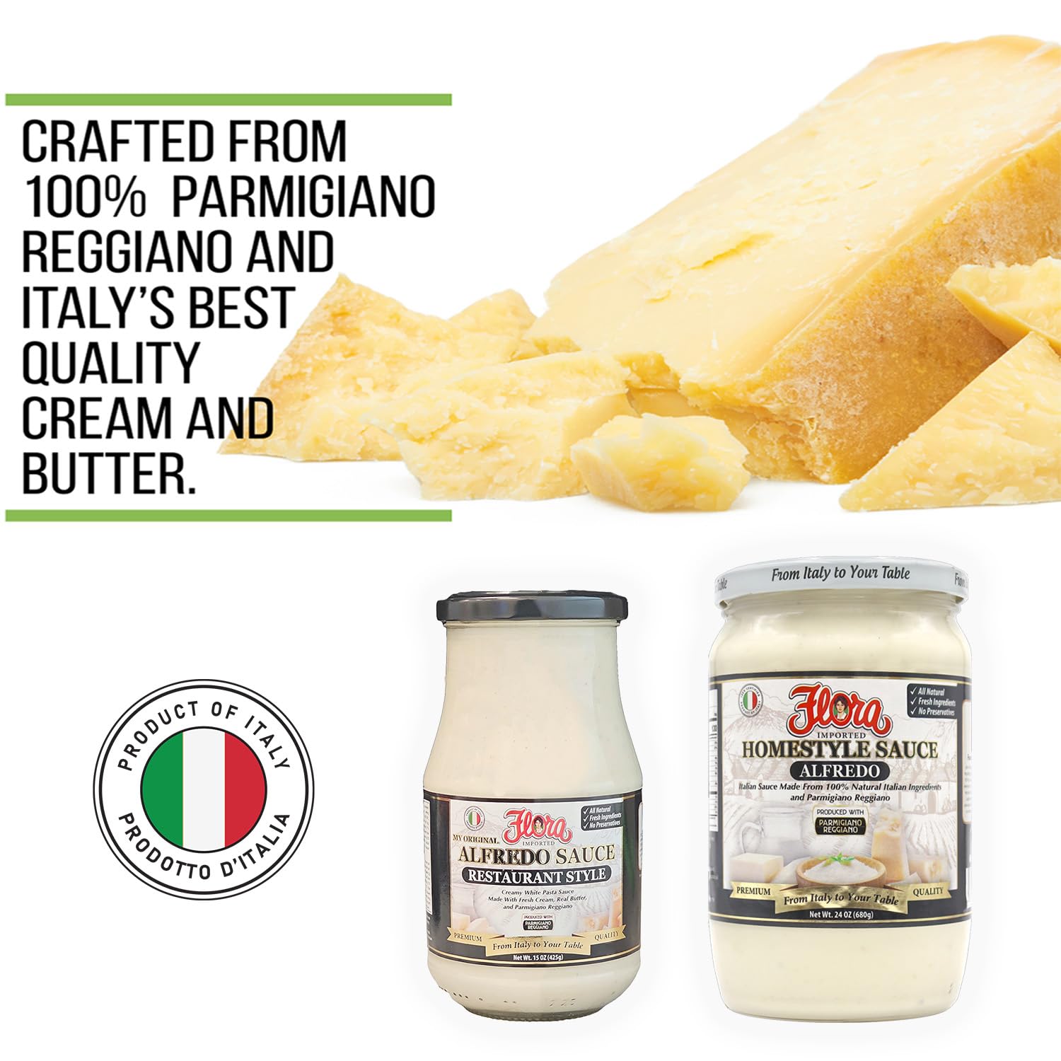 Flora Foods Alfredo Sauce Restaurant Style (15 OZ)