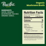 Pacific Foods Organic Mushroom Broth, 32 oz Carton