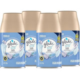Glade Clean Lenin Automatic Spray Air Freshener Refill, 6.2 Oz (Pack of 4)