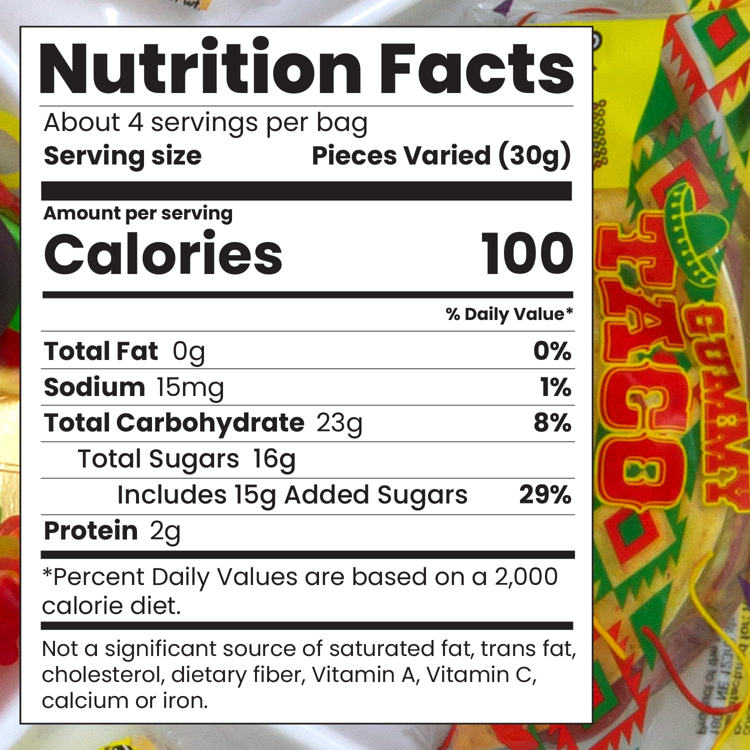 Raindrops Gummy Taco Candy - 4.06 Oz (Pack of 1) - Unique Taco-Shaped Gummy Candy - Fun Gummy Candy Snacks - Perfect for Parties, Gifts, Gatherings