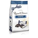 Russell Stover Dark Chocolate Coconut Mini Gusset Bag 6 Ounce Russell Stover Chocolate Coconut Chocolate Candy Bag; Sweet Coconut Covered in Rich