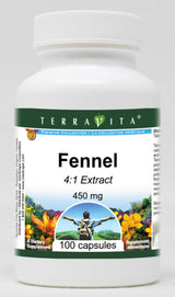 Fennel 4:1-450 mg (100 Capsules, ZIN: 520077) - 3 Pack