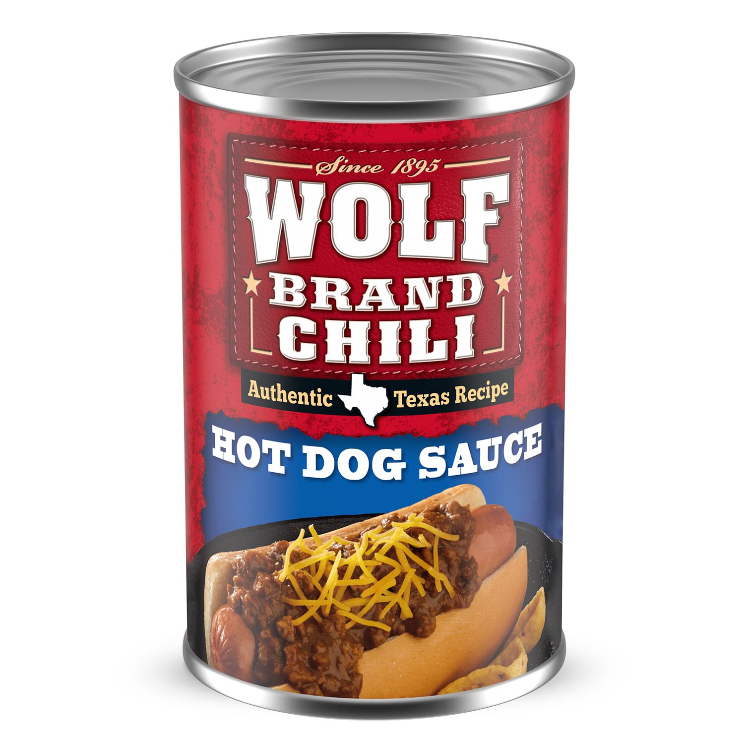 Wolf Brand Chili Hot Dog Sauce, 14 oz. Can