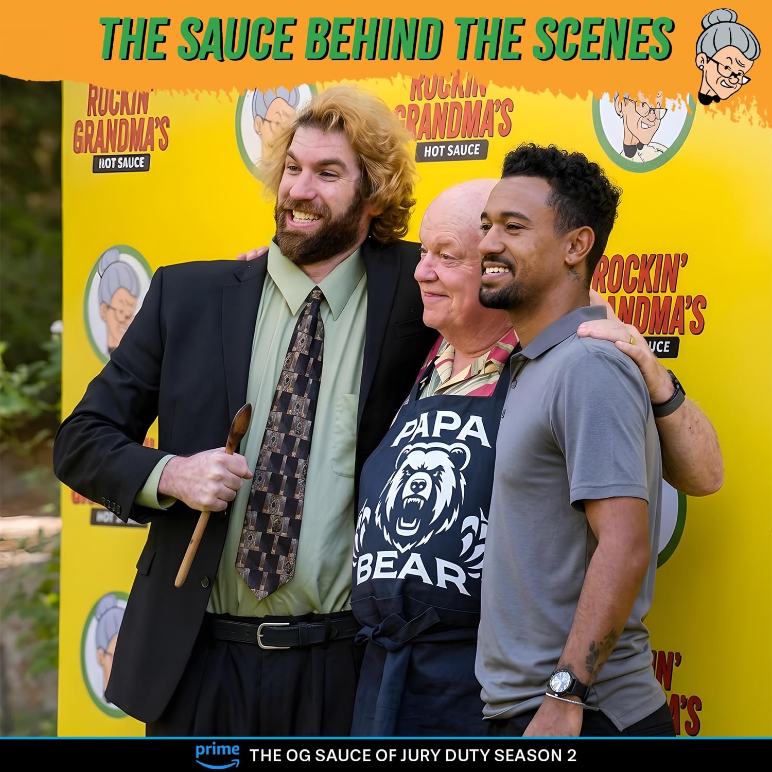 Rockin’ Grandma’s Jamaican Jerk Sauce by Dave’s Gourmet, 5 fl oz - Featured on Prime Video’s Jury Duty: Company Retreat - Low Calorie Caribbean Sweet