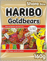 Haribo Gold Bears Gummi Candy 5.6 Oz bags (6 Pack)