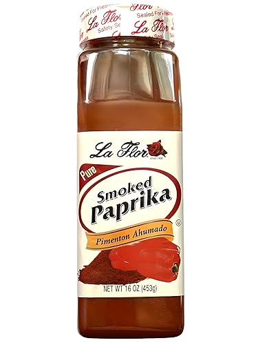 La Flor - Naturally Smoked Paprika | Premium Paprika Perfect for Meats, Rubs, Marinades & More! | 16 Oz