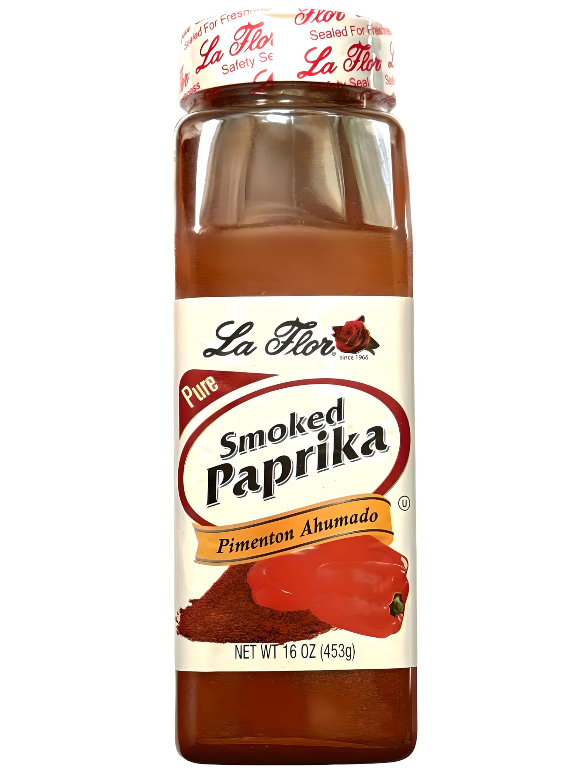 La Flor - Naturally Smoked Paprika | Premium Paprika Perfect for Meats, Rubs, Marinades & More! | 16 Oz