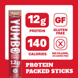 YUMBO Honey Brown Sugar Turkey Sticks, High Protein Snacks, Gluten-Free, Low Carb, Keto, Ready-to-Eat, 2 oz Sticks, 20 Count Pack