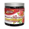 NORTH AMERICAN HERB & SPICE Hearty-Hibiscus Tea - 5 oz. - Traditional African Tea - Healthy Heart & Artery Support - High in Flavonoids, Polyphenols